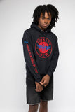 Black, Red & Royal Blue Royalty Crew Hoodie